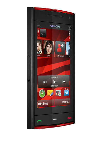Nokia today launched another variant of its capacitive touchscreen equipped X6 phone. The phone is still the same on most fronts but now it comes with a